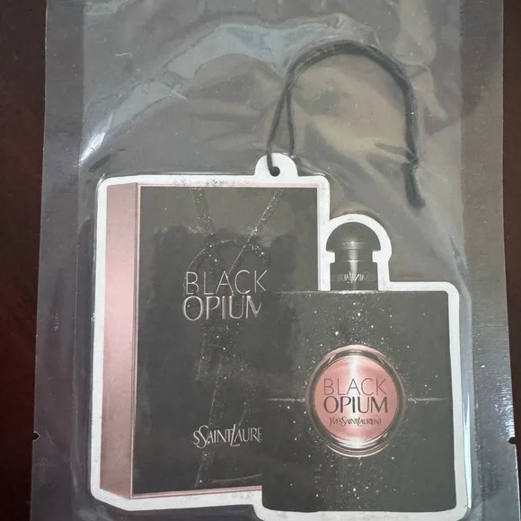 Saint Laurent Black Opium Scented Card Car/Purse Freshener - Picture 2 of 2